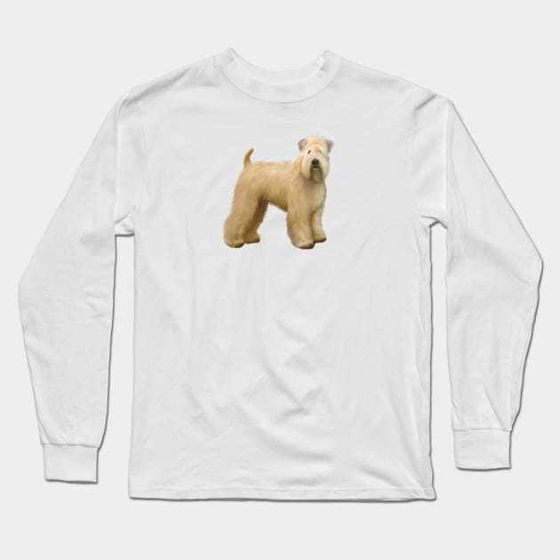 A Soft Coated Wheaten Terrier (standing) - Just the Dog Long Sleeve T-Shirt by Dogs Galore and More